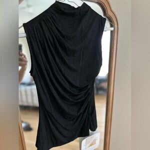 Chicwhish Ruched Detail Sleeveless Top.  NWT.